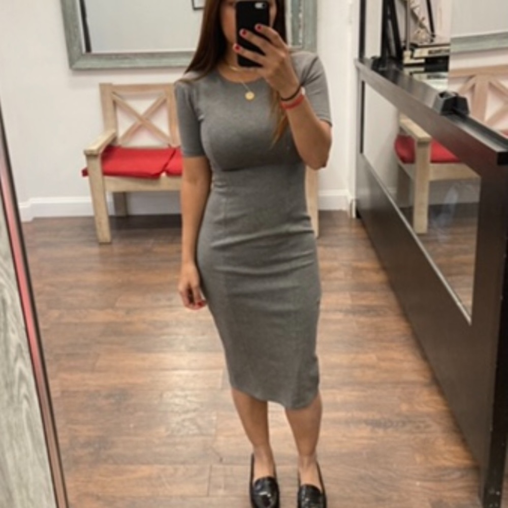 Bought this from American Apparel! Great cotton stretchy dress. Casual or dressy